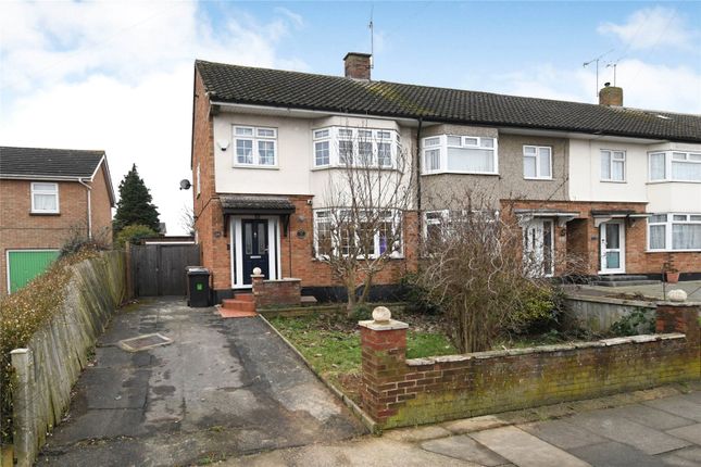 Thumbnail End terrace house for sale in Lewis Drive, Chelmsford