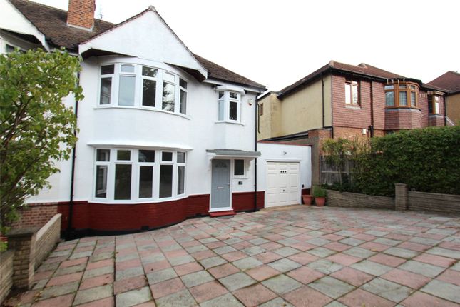Thumbnail Semi-detached house to rent in Cat Hill, Barnet, London