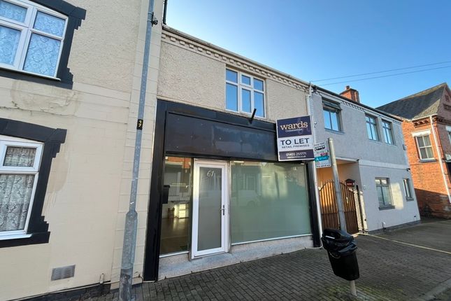 Retail premises to let in High Street, Ibstock, Leicestershire