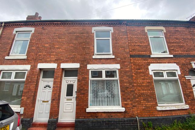 Thumbnail Terraced house for sale in Audley Street, Crewe