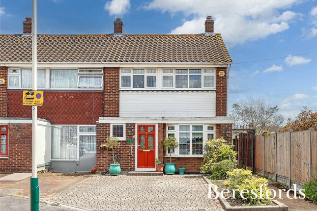 Thumbnail End terrace house for sale in Jubilee Close, Romford