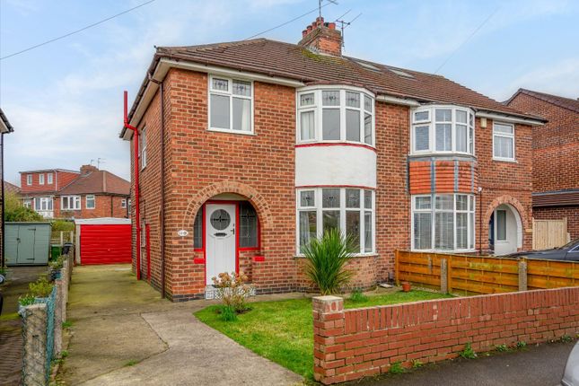Thumbnail Semi-detached house for sale in Rawcliffe Drive, York