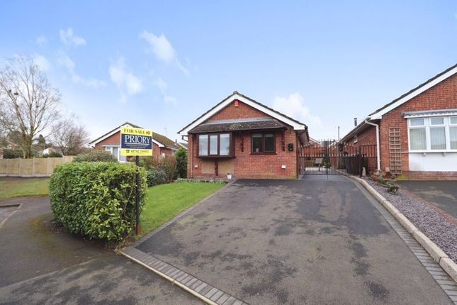 Thumbnail Detached bungalow for sale in Kestral Close, Knypersley, Biddulph