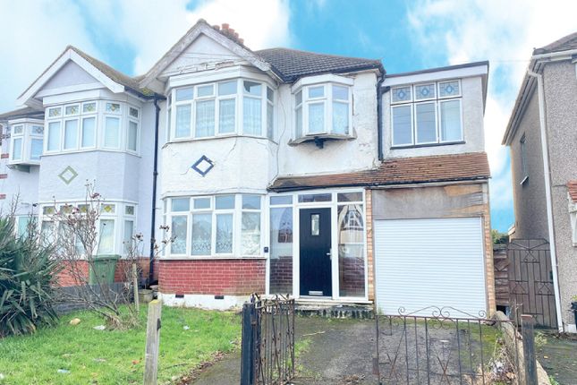Thumbnail Semi-detached house for sale in Lawns Way, Collier Row, Romford
