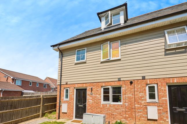 Thumbnail End terrace house for sale in Tayberry Close, Newport, Isle Of Wight