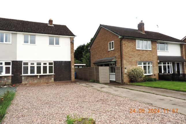 Thumbnail Semi-detached house to rent in Croydon Drive, Penkridge, Stafford, Staffs