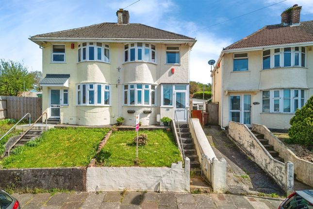 Thumbnail Semi-detached house for sale in Cardinal Avenue, Plymouth