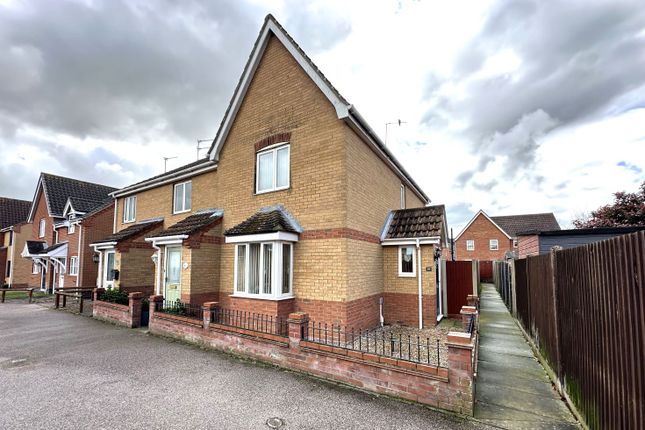 Thumbnail End terrace house for sale in Wainwright Close, Lowestoft