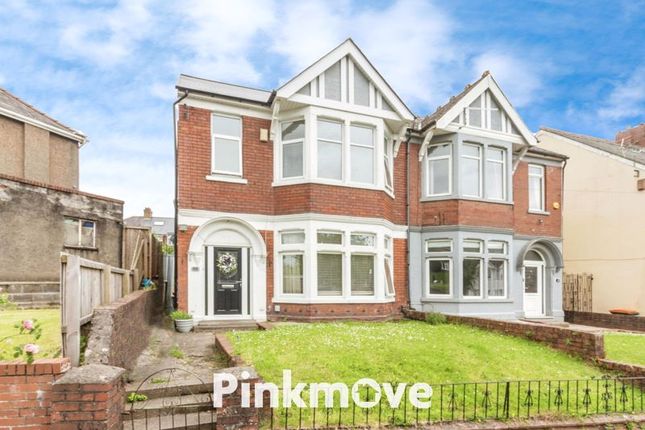 Thumbnail Semi-detached house for sale in St. Julians Avenue, Newport