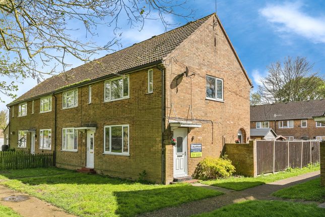 Thumbnail End terrace house for sale in Blenheim Road, Upwood, Huntingdon