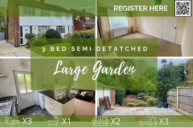 Thumbnail Semi-detached house to rent in Sandfield Crescent, Glazebury, Warrington, Cheshire
