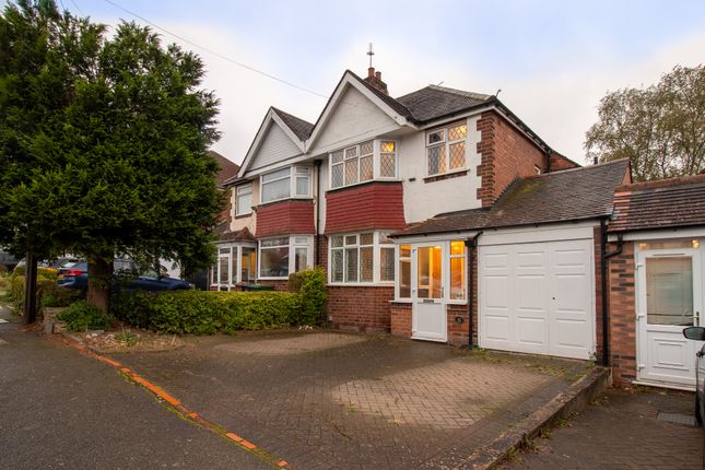 Thumbnail Semi-detached house for sale in Dene Court Road, Solihull, West Midlands