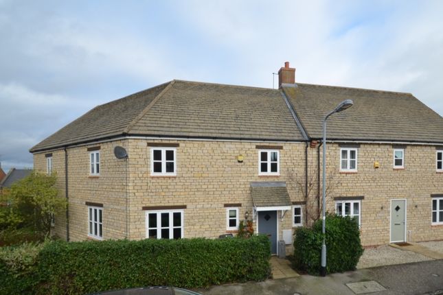 Thumbnail Terraced house for sale in Badgers Lane, Mawsley, Kettering, Northamptonshire