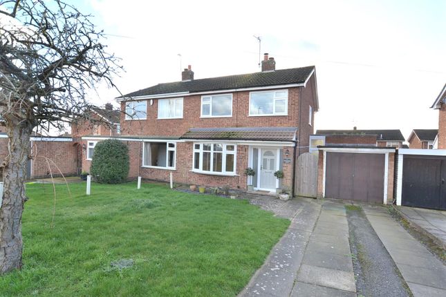 Semi-detached house for sale in Kilbourne Close, Sileby, Leicestershire