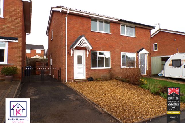 Thumbnail Semi-detached house to rent in Carlton Close, Heath Hayes, Cannock