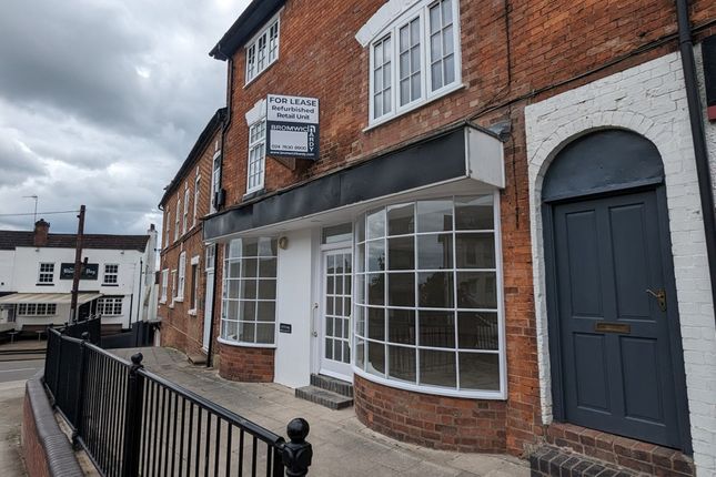 Retail premises to let in Market Hill, Southam, Warwickshire