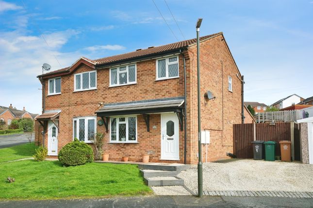 Thumbnail Semi-detached house for sale in Harrow Road, Midway, Swadlincote