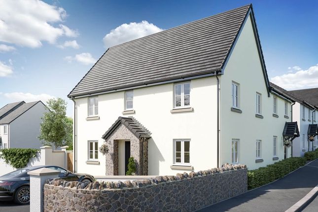 Thumbnail End terrace house for sale in "The Kingdale - Plot 445" at Sherford, Lunar Crescent, Sherford, Plymouth