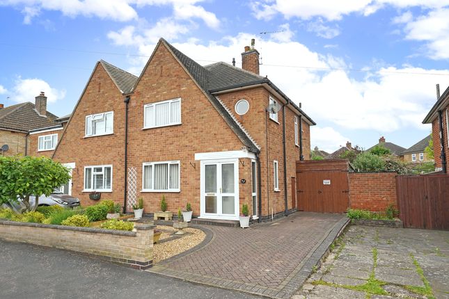 Thumbnail Semi-detached house for sale in Oakcroft Avenue, Kirby Muxloe, Leicester, Leicestershire