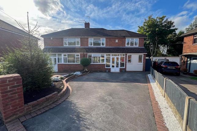 Thumbnail Semi-detached house for sale in Greenside Avenue, Stockton Brook, Stoke-On-Trent