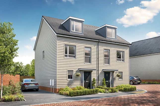Thumbnail Semi-detached house for sale in "The Harrton - Plot 64" at Roving Close, Andover
