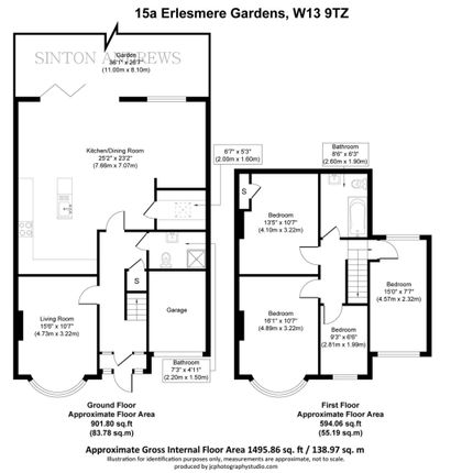 Terraced house to rent in Erlesmere Gardens, London