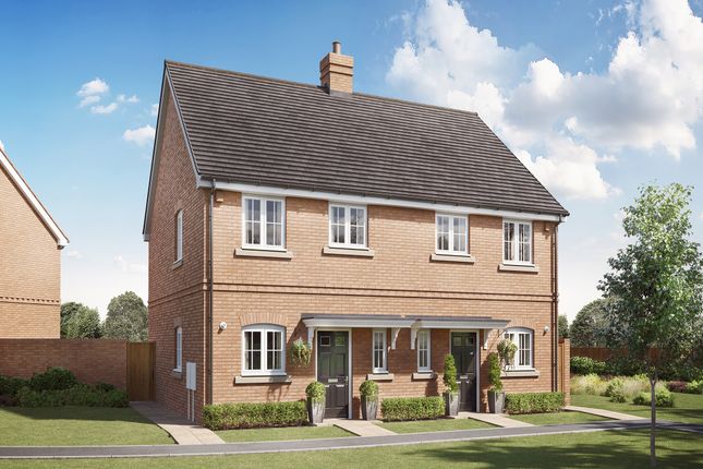 End terrace house for sale in "The Chelmer" at Long Green, Cressing, Braintree