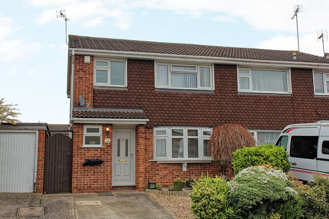 Thumbnail Semi-detached house for sale in Shire Close, Western Park, Leicester