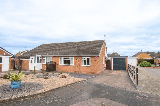 Thumbnail Semi-detached bungalow for sale in Larchwood, Countesthorpe, Leicester