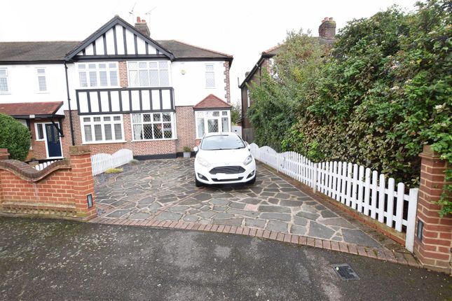 Thumbnail End terrace house for sale in Coombewood Drive, Chadwell Heath, Romford