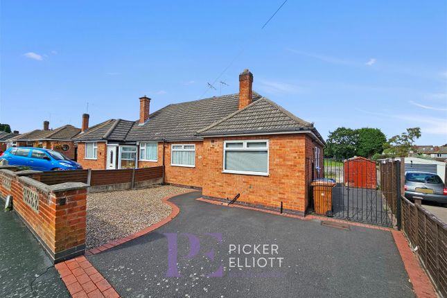 Thumbnail Semi-detached bungalow for sale in Elmdale Road, Earl Shilton, Leicester