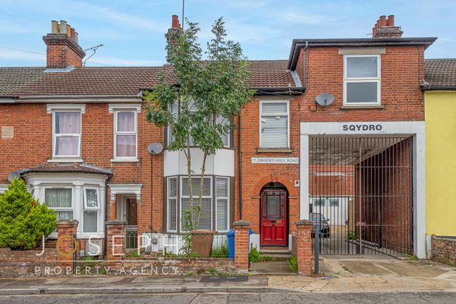 Thumbnail Terraced house for sale in Brooks Hall Road, Ipswich