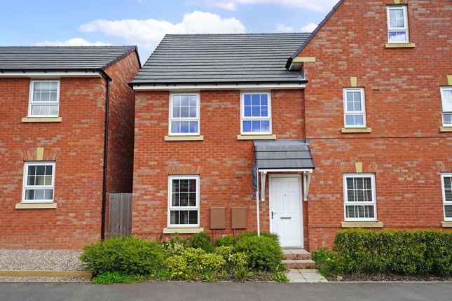 Thumbnail Semi-detached house for sale in Dionard Drive, Lubbesthorpe, Leicester, Leicestershire