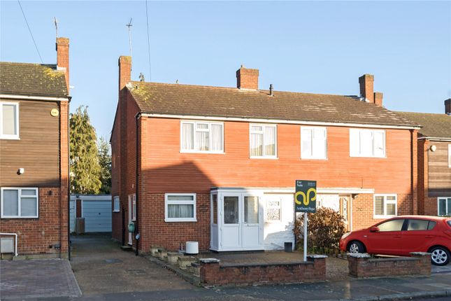 Thumbnail Semi-detached house for sale in Beverley Close, Winchmore Hill, London