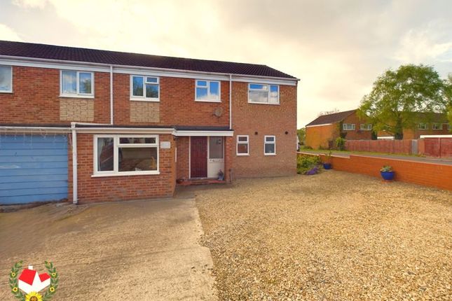 Thumbnail End terrace house for sale in Brecon Close, Quedgeley, Gloucester