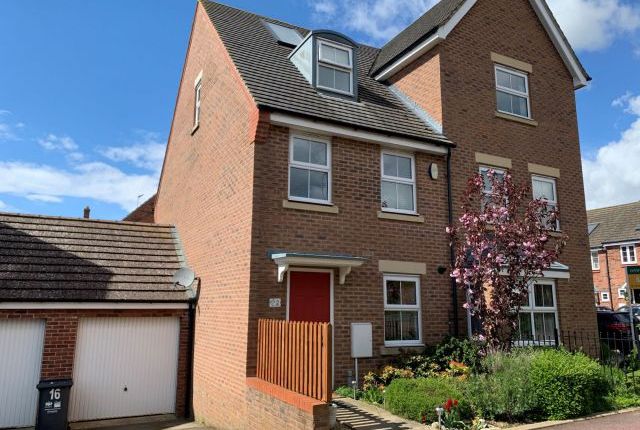 Thumbnail Semi-detached house for sale in Teasle Close, St Crispin, Northampton