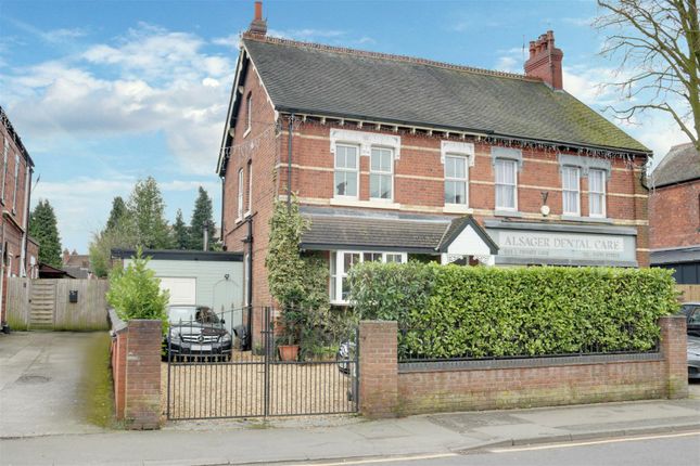 Semi-detached house for sale in Crewe Road, Alsager, Cheshire
