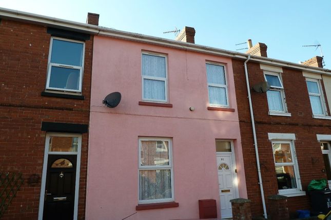 Thumbnail Terraced house to rent in Egremont Road, Exmouth
