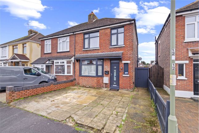 Thumbnail Semi-detached house for sale in Fisgard Road, Gosport, Hampshire