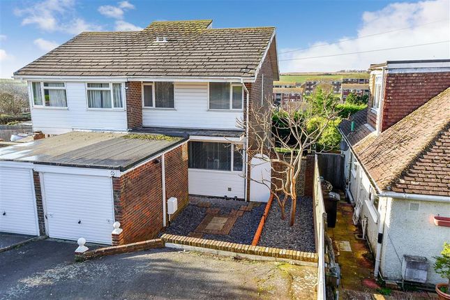 Thumbnail Semi-detached house for sale in Downs Valley Road, Woodingdean, Brighton, East Sussex