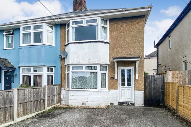 Thumbnail Semi-detached house for sale in Churchill Road, Parkstone, Poole