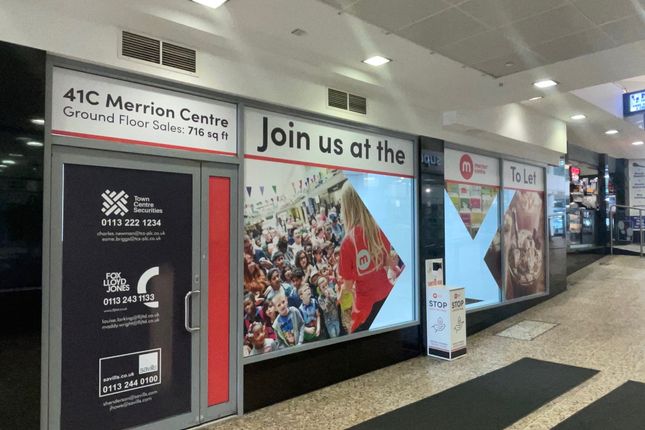 Retail premises to let in Merrion Centre Superstore, Merrion Centre, Leeds