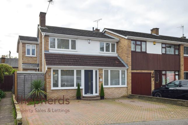 Thumbnail End terrace house for sale in Nunsbury Drive, Turnford