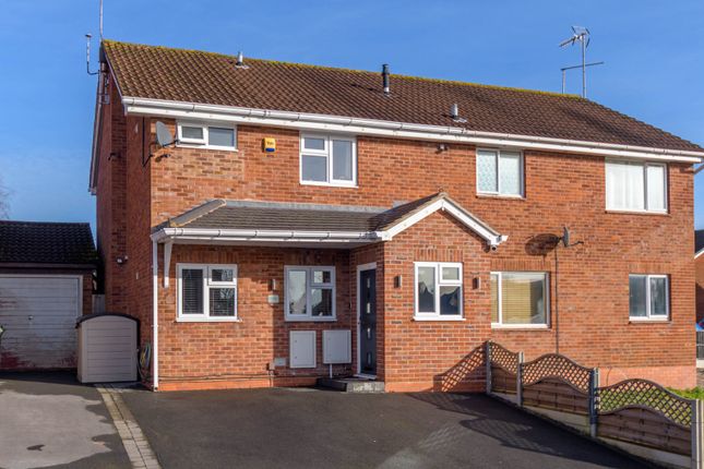 Thumbnail Semi-detached house for sale in Tidbury Close, Walkwood, Redditch, Worcestershire