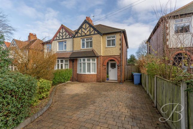 Thumbnail Semi-detached house for sale in Nottingham Road, Mansfield