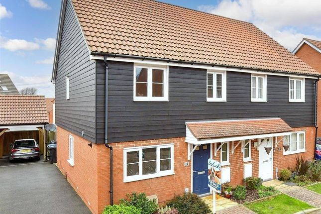 Thumbnail Semi-detached house for sale in Arable Drive, Whitfield, Dover, Kent