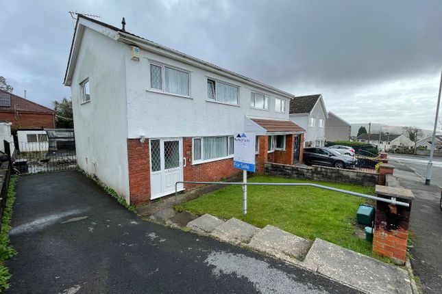 Thumbnail Semi-detached house for sale in Waungron Treboeth, Swansea, West Glamorgan