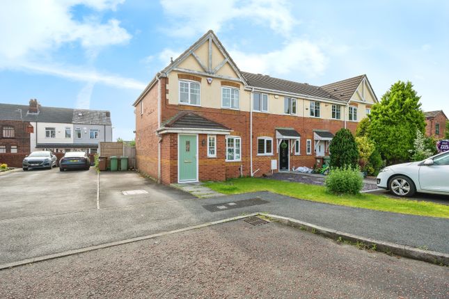 Thumbnail End terrace house for sale in Charmouth Close, Newton-Le-Willows, Merseyside