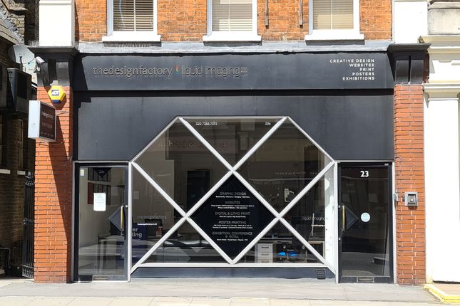 Retail premises to let in 23A Tavistock Place, London