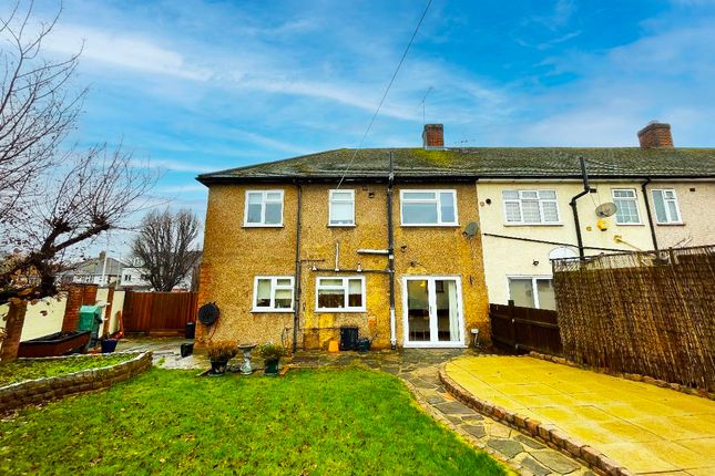 Thumbnail End terrace house for sale in Avenue Road, Harold Wood, Romford